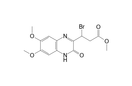 Methyl 3-bromo-3-(6,7-dimethoxy-3-oxo-3,4-dihydroquinoxalin-2-yl)propanoate