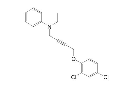 N-[4-(2,4-dichlorophenoxy)-2-butynyl]-N-ethylaniline