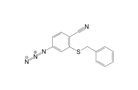 4-Azido-2-benzylsulfanyl-benzonitrile