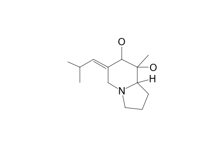 (7R,8R,8as,E)-8-Methyl-6-(2-methylpropylidene)octahydroindolizine-7,8-diol