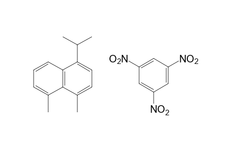 4,5-dimethyl-1-isopropylnaphthalene, compound with 1,3,5-trinitrobenzene