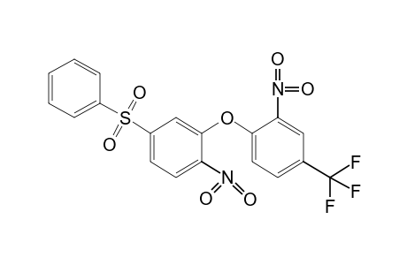 2-Nitro-5-(phenylsulfonyl)phenyl 2-nitro-alpha,alpha,alpha-trifluoro-p-tolyl ether