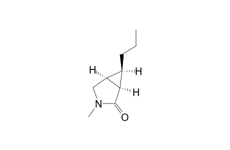 [1R-(1alpha.,5.alpha.,6.beta.)-6-n-Propyl-3-azabicyclo[3.1.0]hexan-2-one