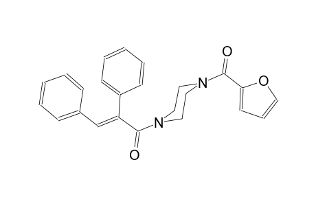 1-[(2E)-2,3-diphenyl-2-propenoyl]-4-(2-furoyl)piperazine