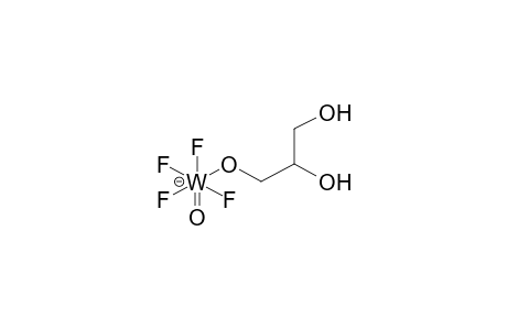 TETRAFLUORO(2,3-DIHYDROXYPROPOXY)OXOTUNGSTENATE ANION