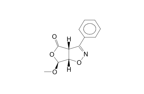6-exo-Methoxy-3-phenyl-3a,6a-dihydrofuro[3,4-d]isoxazol-4(6H)-one