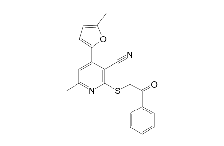 6-Methyl-4-(5-methyl-furan-2-yl)-2-(2-oxo-2-phenyl-ethylsulfanyl)-nicotinonitrile