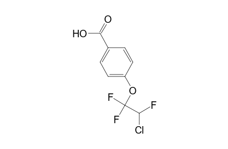 p-(2-chloro-1,1,2-trifluoroethoxy)benzoic acid