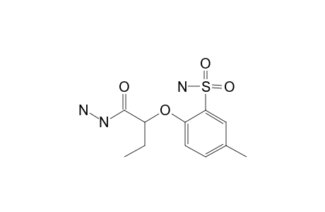 2-[(2-sulfamoyl-p-tolyl)oxy]butyric acid, hydrazide