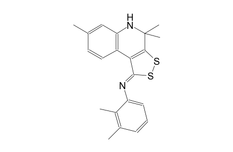 N-(2,3-dimethylphenyl)-N-[(1Z)-4,4,7-trimethyl-4,5-dihydro-1H-[1,2]dithiolo[3,4-c]quinolin-1-ylidene]amine