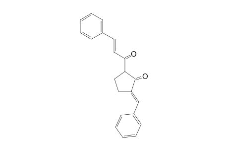 2-[(E)-(3-Phenylacryloyl)]-5-[1-phenylmeth-(E)-ylidene]cyclopentanone