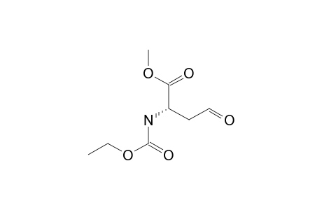 N-(Ethoxycarbonyl)-L-asparic acid .alpha.-methyl ester .beta.-semialdehyde