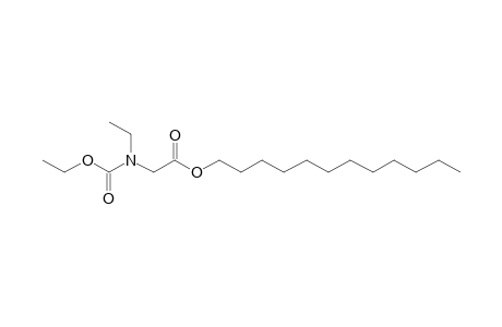 Glycine, N-ethyl-N-ethyloxycarbonyl-, dodecyl ester