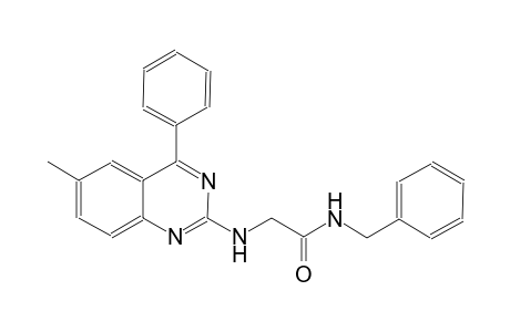 N-benzyl-2-[(6-methyl-4-phenyl-2-quinazolinyl)amino]acetamide