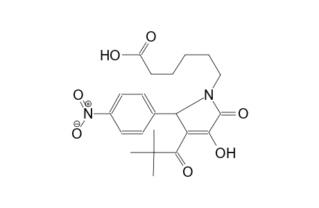 6-[3-(2,2-dimethyl-1-oxopropyl)-4-hydroxy-2-(4-nitrophenyl)-5-oxo-2H-pyrrol-1-yl]hexanoic acid