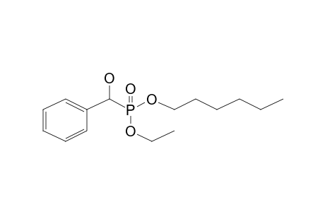 Phosphonic acid, (.alpha.-hydroxybenzyl)-, (ethyl)(hexyl) ester