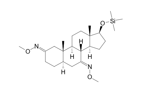 17.BETA.-[(TRIMETHYLSILYL)OXY]-5.ALPHA.-ANDROSTAN-2,7-DIONE(2,7-DI-O-METHYLOXIME)