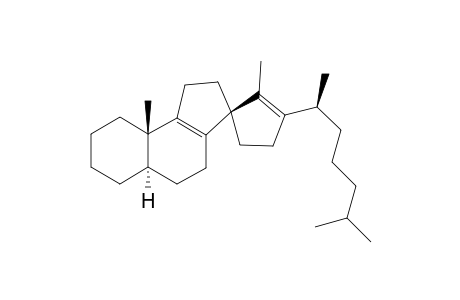 (20S)-5-12(13->14)-abeo-5.alpha.-cholesta-8,13(17)-diene