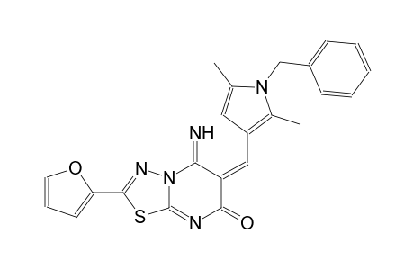 (6E)-6-[(1-benzyl-2,5-dimethyl-1H-pyrrol-3-yl)methylene]-2-(2-furyl)-5-imino-5,6-dihydro-7H-[1,3,4]thiadiazolo[3,2-a]pyrimidin-7-one