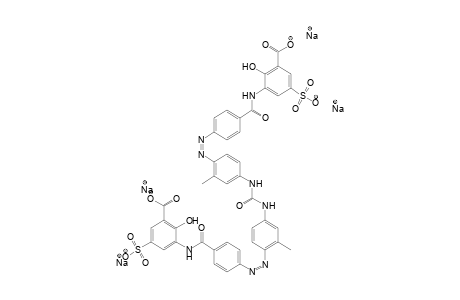 Benzoic acid, 3,3'-[carbonylbis[imino(2-methyl-4,1-phenylene)azo-4,1-phenylenecarbonylimino]]bis[2-hydroxy-5-sulfo-, tetrasodium salt