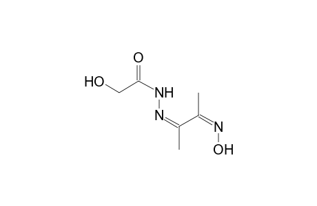 acetic acid, hydroxy-, 2-[(Z,2Z)-2-(hydroxyimino)-1-methylpropylidene]hydrazide