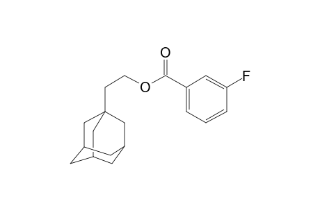 3-Fluorobenzoic acid, 2-(1-adamantyl)ethyl ester