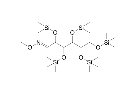 D-Glucose, 2,3,4,5,6-pentakis-O-(trimethylsilyl)-, O-methyloxime