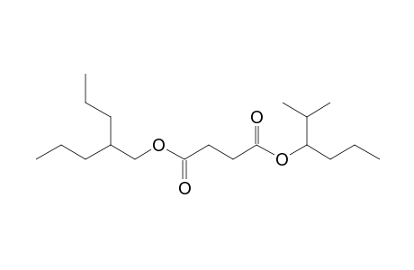 Succinic acid, 2-methylhex-3-yl 2-propylpentyl ester