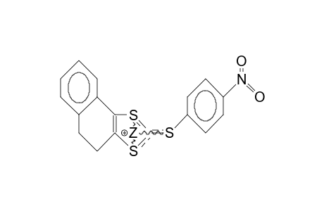 4,5-Dihydro-2-(4-nitro-phenylthio)-naphtho(1,2-D)1,3-dithiol cation