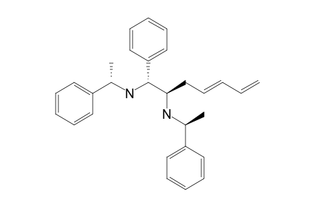 (1R,2R,4E)-1-phenyl-1-N,2-N-bis[(1S)-1-phenylethyl]hepta-4,6-diene-1,2-diamine