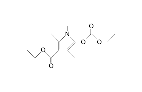 5-HYDROXY-1,2,4-TRIMETHYLPYRROLE-3-CARBOXYLIC ACID, ETHYL ESTER, ETHYL CARBONATE (ESTER)