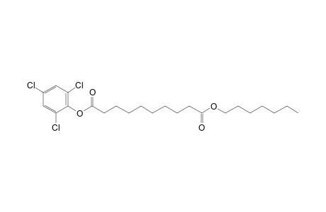 Sebacic acid, heptyl 2,4,6-trichlorophenyl ester