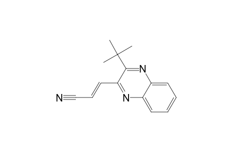 (E)-3-(3'-tert.-Butyl-quinoxalin-2'-yl)-prop-2-ene-nitrile