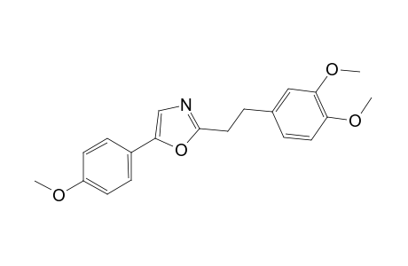 2-(3,4-dimethoxyphenethyl)-5-(p-methoxyphenyl)oxazole