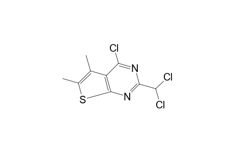 4-chloro-2-(dichloromethyl)-5,6-dimethylthieno[2,3-d]pyrimidine