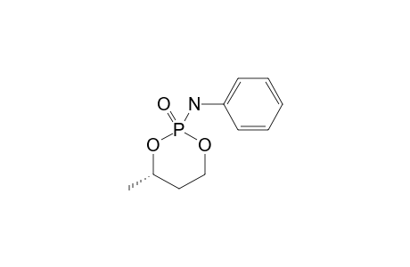 2-N-PHENYLAMINO-4-METHYL-2-OXO-1,3,2-DIOXOPHOSPHORINANE,ISOMER-#1