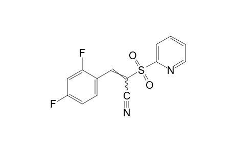 2,4-difluoro-alpha-[(2-pyridyl)sulfonyl]cinnamonitrile