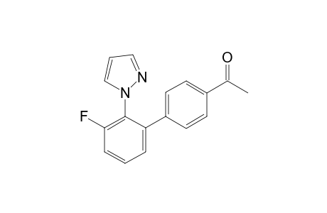 1-{3'-Fluoro-2'-(1H-pyrazol-1-yl)-[1,1'-biphenyl]-4-yl}ethanone