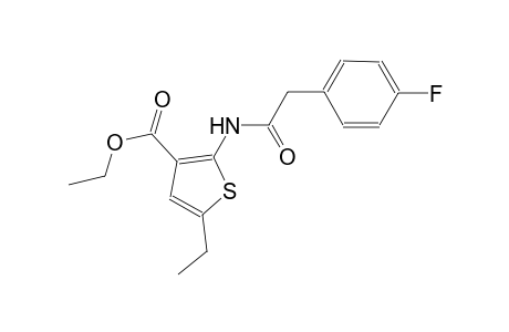 ethyl 5-ethyl-2-{[(4-fluorophenyl)acetyl]amino}-3-thiophenecarboxylate