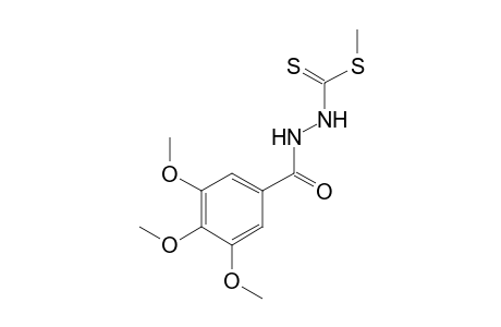 3,4,5-Trimethoxybenzoic acid, 2-(dithiocarboxy)hydrazide, methyl ester