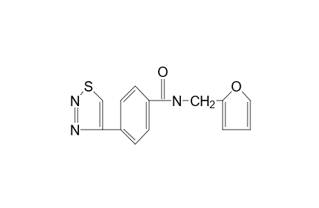 N-furfuryl-p-(1,2,3-thiadiazol-4-yl)benzamide