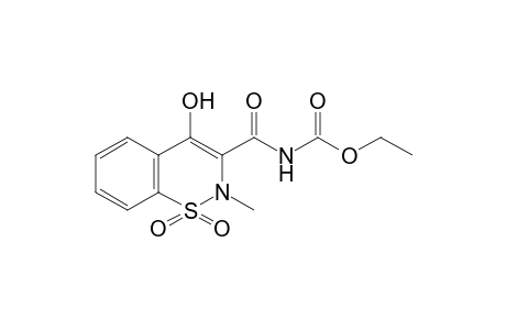 [(4-hydroxy-2-methyl-2H-1,2-benzothiazin-3-yl)carbonyl]carbamic acid,ethyl ester, S,S-dioxide