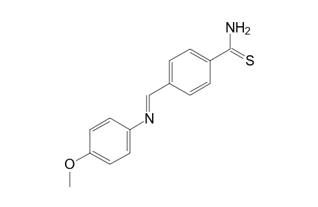 p-[N-(p-methoxyphenyl)formimidoyl]thiobenzamide