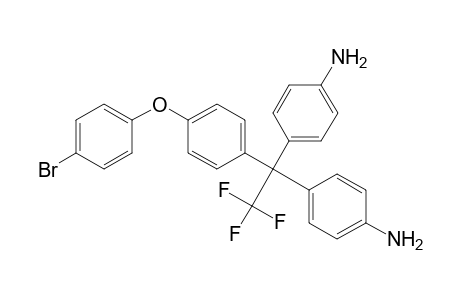 4-[1-(4-aminophenyl)-1-[4-(4-bromanylphenoxy)phenyl]-2,2,2-tris(fluoranyl)ethyl]aniline