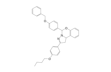 5-[4-(benzyloxy)phenyl]-2-(4-butoxyphenyl)-1,10b-dihydropyrazolo[1,5-c][1,3]benzoxazine
