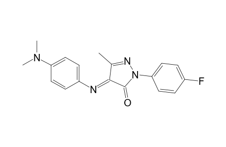 2-Pyrazolin-5-one, 4-[[p-(dimethylamino)phenyl]imino]-1-(p-fluorophenyl)-3-methyl-