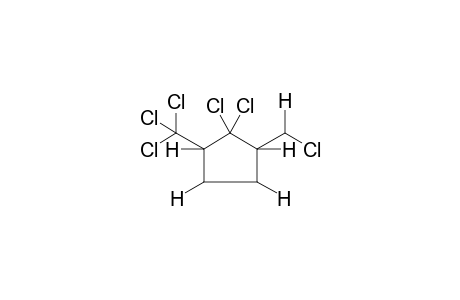 1,1-DICHLORO-2-TRICHLOROMETHYL-5-CHLOROMETHYLCYCLOPENTANE