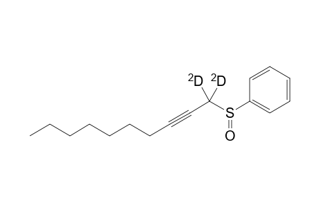 [(1",1"-Dideuteriodec-2'-ynyl)sulfinyl]benzene