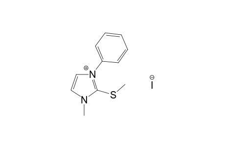 1-methyl-2-(methylthio)-3-phenylimidazolium iodide