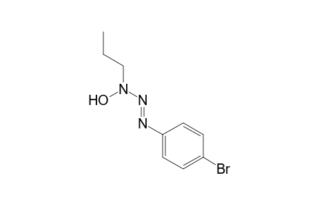 1-(p-bromophenyl)-3-hydroxy-3-propyltriazene